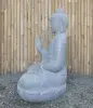  Product image 4 of the product “Seated Buddha made of Riverstone in Abhaya Position - gesture of fearlessness, H. 83cm. ”